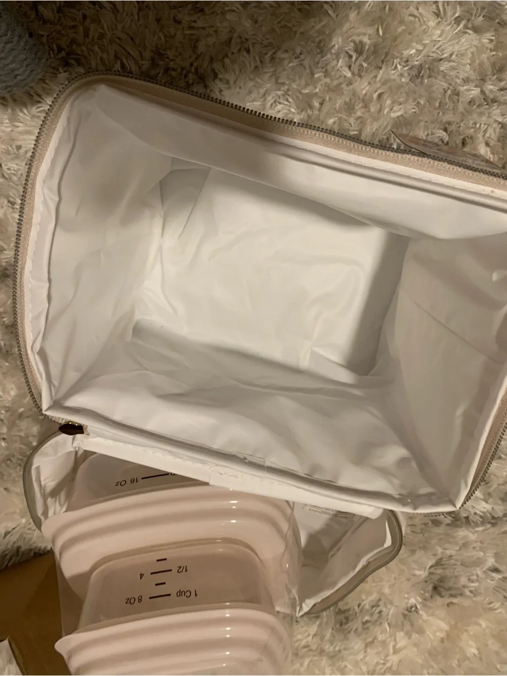 Pink Lunch Tote with Included Lunch Kit